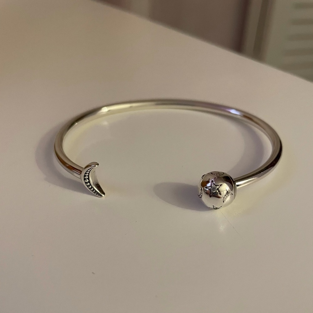 Pandora Star & Moon Bangle